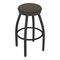 Holland Bar Stool Co 30" Swivel Bar Stool, Pewter Finish, Graph Chalice Seat 80230PW019 - alternate 1